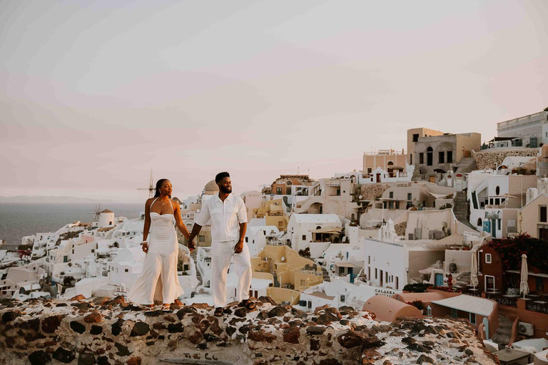 Santorini: Romantic Video Reel and Photo Shoot