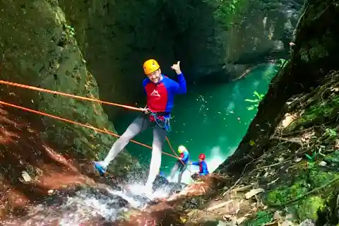North Bali: Guided Canyoning Aling Waterfall Adventure