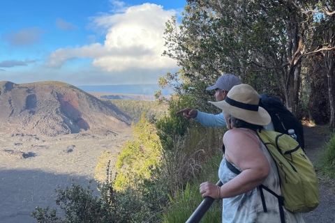 Big Island: groupe du parc national des volcans ou randonnée privéeVisite privée