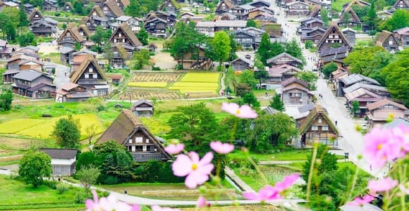Von Nagoya aus: Shirakawa-go & Hida-Takayama Tagestour