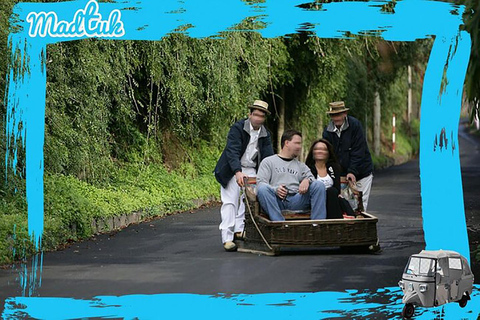 Madeira: Monte Toboggan & Old Town Guided Tuk Tour by MadTuk