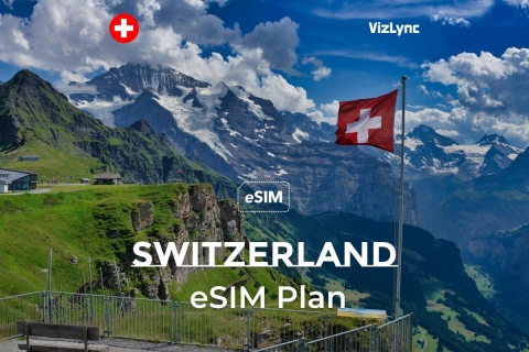 Switzerland eSIM | High Speed data Plan OptionsSuisse : eSIM 30-Day Data Plan avec 20 GB