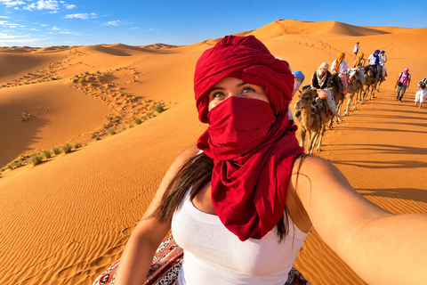 Marrakech: 3-Day Student Sahara Tour With Camp and Quad Adventure Pick: Luxury Camp & Sunset ATV Ride