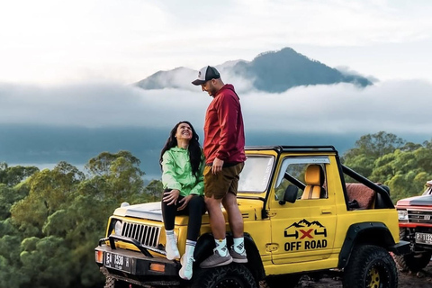 Mount Batur Jeep Sunrise, Hot Spring & Akasa cafe Jeep sunrise + hot spring (with hotel transfer)