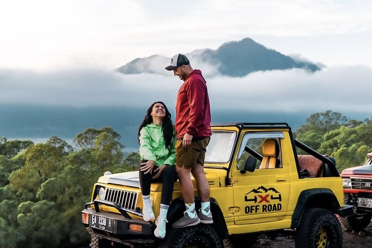 Mount Batur Jeep Sunrise, Hot Spring & Akasa cafe Jeep sunrise + hot spring (with hotel transfer)