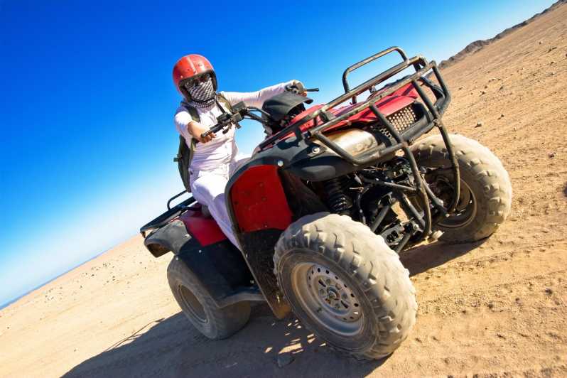 Makadi: Private ATV Quad Ride, Bedouin Village & Camel Ride