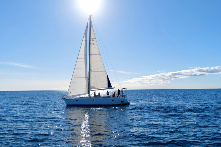Sal Island: Full-Day Sailing Trip with Lunch & Drinks Full-Day Ocean Escape by Sailing Yacht with Lunch & Drinks