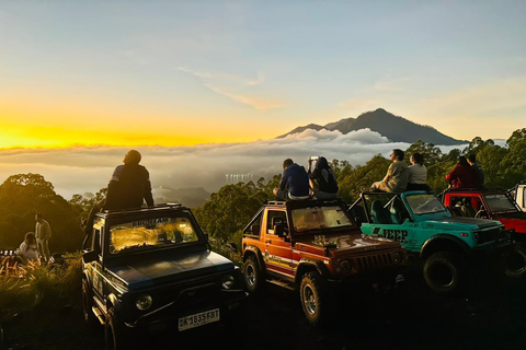 Bali: Mount Batur Sunrise by 4WD Jeep, Hot Springs & Café Hot spring ticket