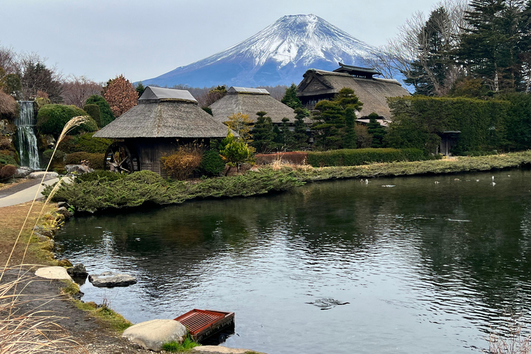 Depuis Tokyo/Yokohama : Excursion privée d'une journée au Mont Fuji et à Hakone