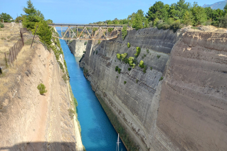 Corinth Canal Cruise, Epidaurus, and Nafplio Private Tour Canal views and photo stop, Mycenae, Epidaurus and Nafplio