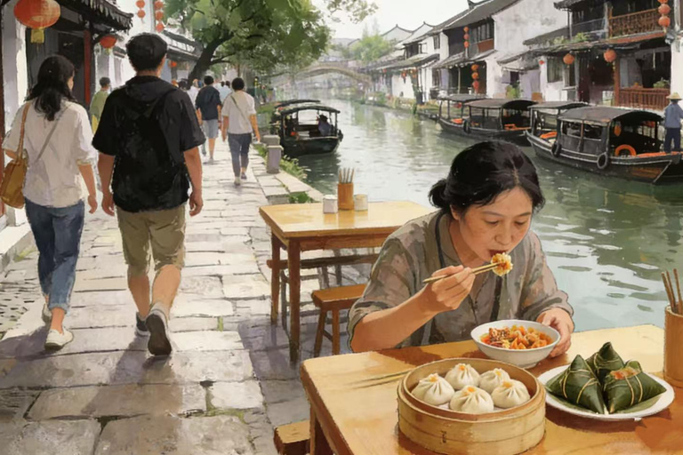 Shanghai：Yu Garden, Temple, Water Town Tour w/Hop-On Hop-Off Yu Garden, God Temple, Water Town Tour w/Hop-On Hop-Off Bus.