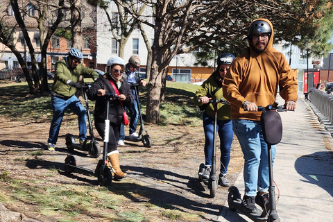 Explore Old-Montreal with easy to use e-scooters