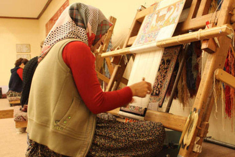 Visit to Cappadocia ceramic workshop and carpet store