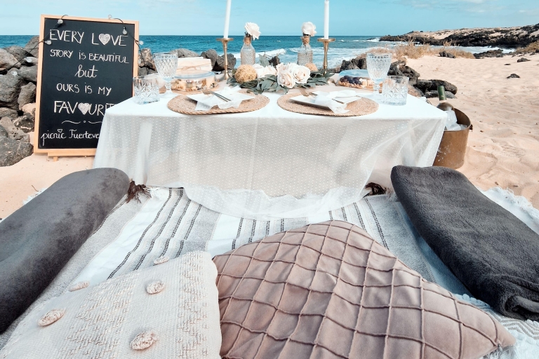 Luxus-Picknick am Strand auf Fuerteventura!