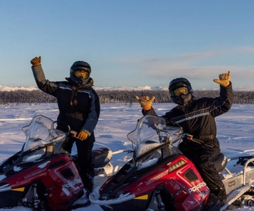 Willow: Dog Sledding and Snowmobile Combo Tour