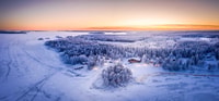 Luleå , Motoneige - Visite de la forêt et de la nature de glace 2h - Hizvo