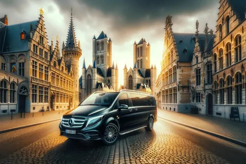 Van Amsterdam: naar Gent - privéchauffeur - luxe auto