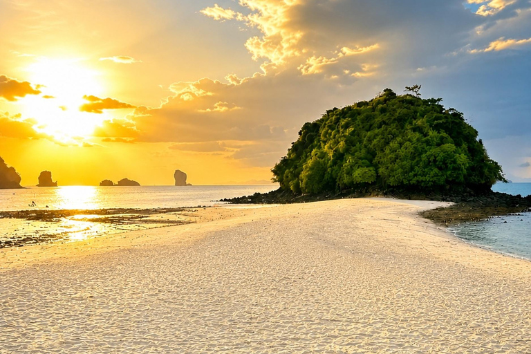 Ao Nang: 7 Islands Sunset Tour with Dinner & Snorkeling