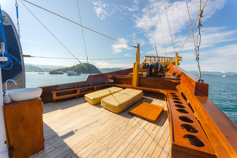 Labuan Bajo: 3-Day Komodo Sailing Luxury Boat with All Fees Deluxe Boat - Private Standar Room (2pax/room)
