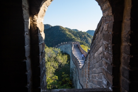 Pékin : Transfert privé aller-retour à la Grande Muraille avec billetsPrise en charge au centre-ville jusqu'à la Grande Muraille de Mutianyu avec billets&Voiture électrique