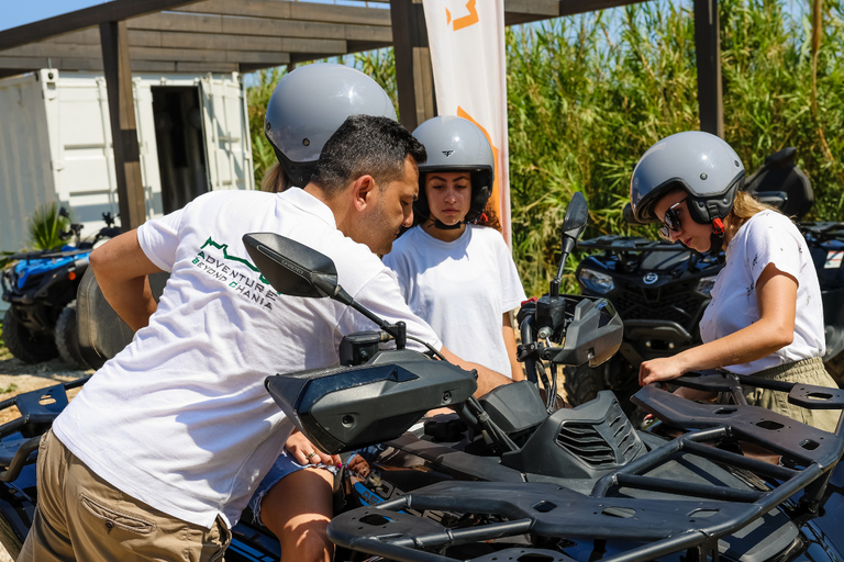 Da Kolymvari: la strada per l'antica Diktyna con il Quad SafariDa Kolymvari: La strada per l'antica Diktyna con il Quad Safari