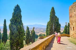 Von Florenz aus: Val D'Orcia Tour mit Weinverkostung