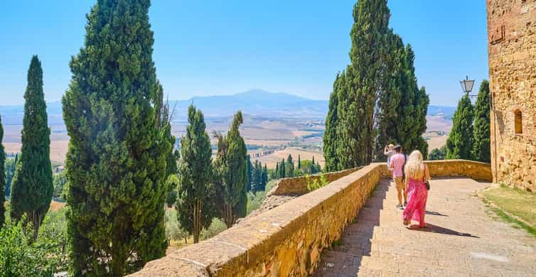 De Florença: Passeio pelo Val D'Orcia com degustação de vinhos