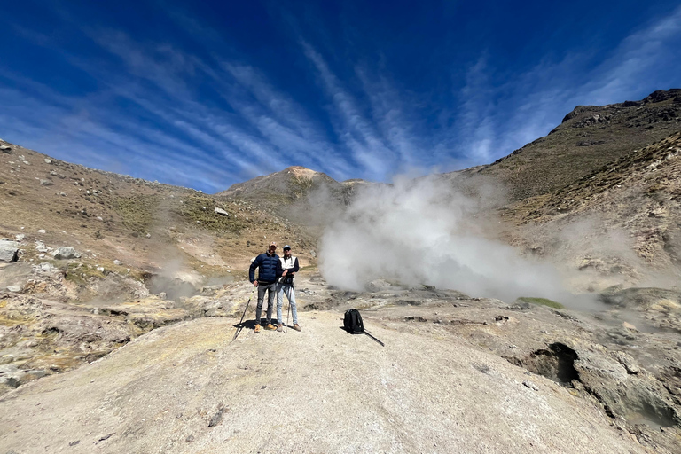 From Arequipa: Colca Canyon 3-Day Trekking Tour with Geyser Visit From Arequipa: 3-Day Trekking in the Colca Canyon, with a Visit to Geysers