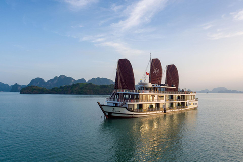 Hanoi: 2 Days Lan Ha Bay by 5 star Orchid Trendy Cruise 2 Days Lan Ha Bay by 5 star Orchid Trendy Cruise