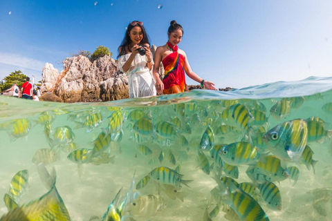 Phuket : Aventure d&#039;une demi-journée en bateau à grande vitesse dans les îles Khai