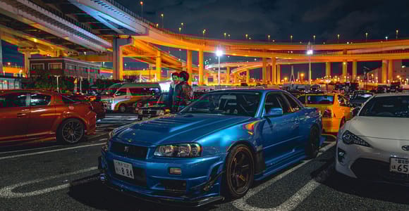 Tokio/Yokohama: Privates JDM Daikoku/大黒 Car Meet mit Fahrer