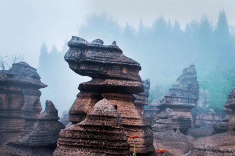 From Zhangjiajie: Guzhang Red Stone Forest & Furong Town