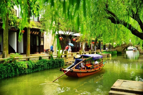 Suzhouen Zhouzhuang privé dagtrip met gids vanuit ShanghaiPrivétour met boottocht