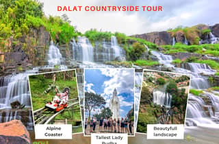 Dalat: Drei Wasserfälle Kleingruppentour - Alpine Coaster