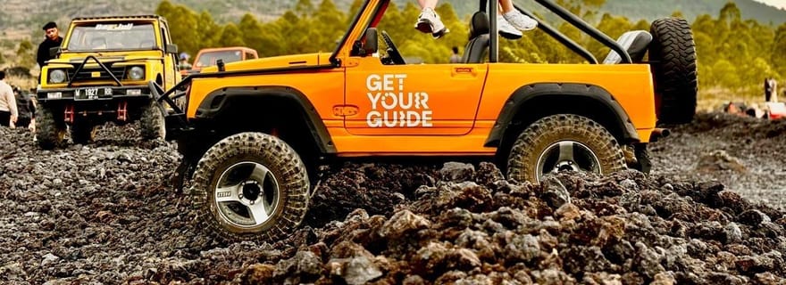 Bali : Mont Batur en Jeep au lever du soleil et descente en bouée