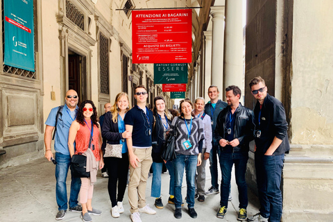 Florence : Visite guidée en petit groupe de la Galerie des Offices avec billet d&#039;entréeVisite guidée en russe