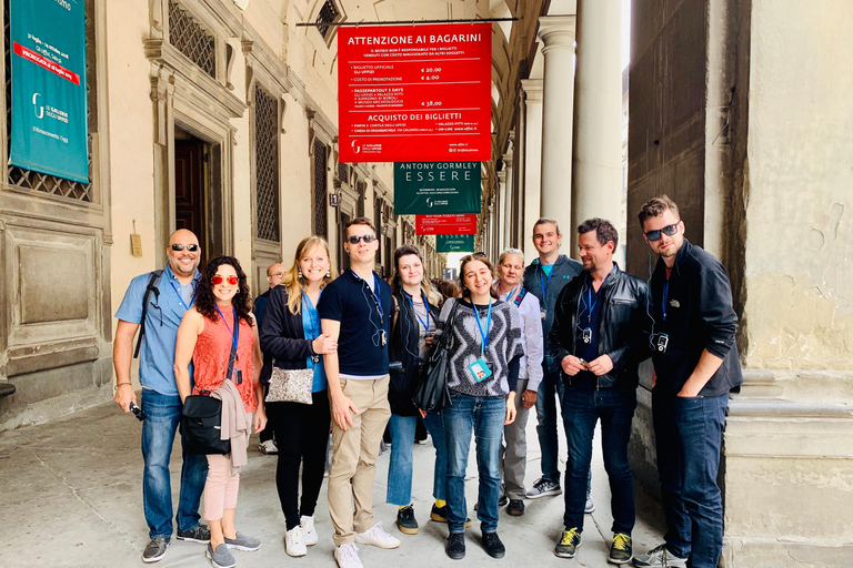 Firenze: Tour guidato per piccoli gruppi della Galleria degli Uffizi con bigliettoVisita guidata italiana