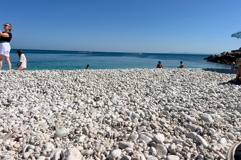 Tirana/Golem: Sazan Island, Ali Cave & Beach by Speedboat Pick up From Tirana