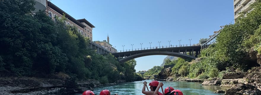 Mostar : excursion de rafting dans la ville de Neretva