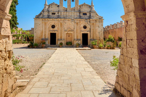Régions de La Canée : Excursion d'une journée à Arkadi -Margarites et à la ville de RethymnoDe Gerani, Kolympari, Pyrgos Psilonerou, Maleme, etc.