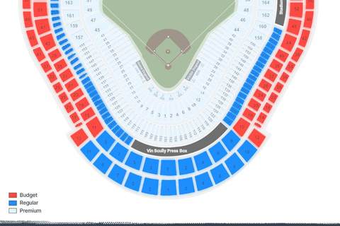 Los Angeles: LA Dodgers MLB Game Ticket at Dodger Stadium Premium Seating