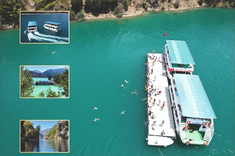 Alanya: Green Canyon Boat Tour with Lunch & Hotel Transfer