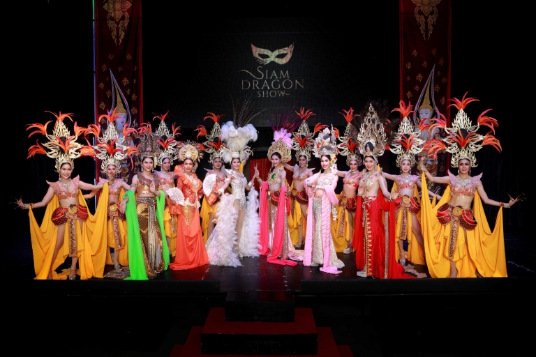 Chiang Mai : cabaret Siam Dragon et transfert en optionSiège standard - billet d'entrée et transferts à l'hôtel