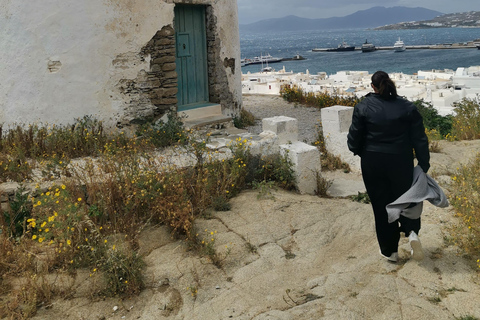 Mykonos: Town Highlights Walking Tour with Greek Bites