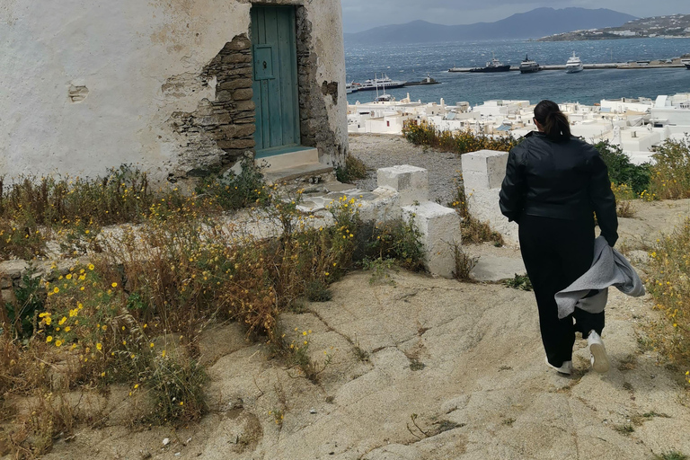 Mykonos: Town Highlights Walking Tour with Greek Bites