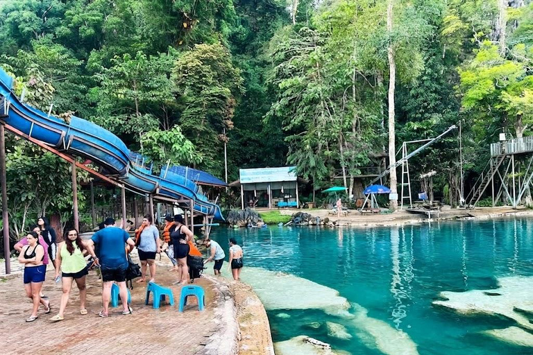 Vang Vieng: Jung Cave, Blue Lagoon 2 & 3 Guided Tour
