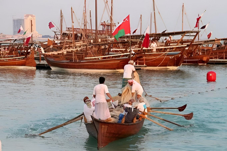 Doha from the Persian Sea: Dinner Cruise & Live BBQ onboard Dhow Cruise Tour without dinner from meeting point