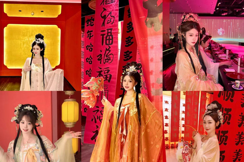 Jinan: Immersive Palace Banquet with Show VIP Seats for Dinner (Makeup & Costume Not Included)