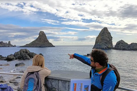 From the castle to the cathedral: walking between Aci Castello and Acireale