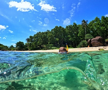 Phu Quoc: Hurtigbåttur 4 øyer - 2 rev snorkling